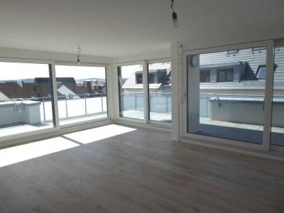 Erstbestbezug: exklusives  Zimmer Maisonette-Apartment, Terrassen, 2 TG-Stellplätze, Keller, u.v.m.