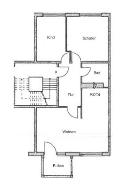 Zentrum Ost - kleine 3-Raumwohnung mit Balkon, Lift und Wannenbad in ruhiger Lage