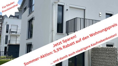 Neubau - Nachhaltig - Zukunftsorientiert: 2-Zi.-Wohnung ca. 78 m² m. zwei Balkonen in Germering