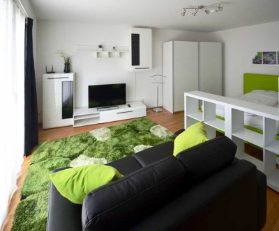 Ideal für Singles: Moderne 1-Zimmer-Wohnung, möbliert & komplett ausgestattet, zentral in Mörfelden