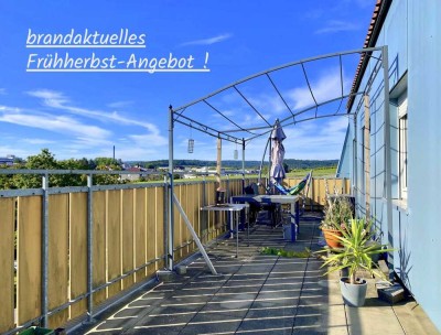 *** ein Platz an der Sonne *** schicke 2 Zimmer-Wohnung mit mega-großem Balkon ... !