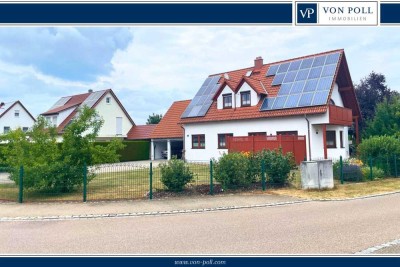 Großzügige Erdgeschosswohnung mit Garten, Terrasse und Garage - ländlich und stadtnah