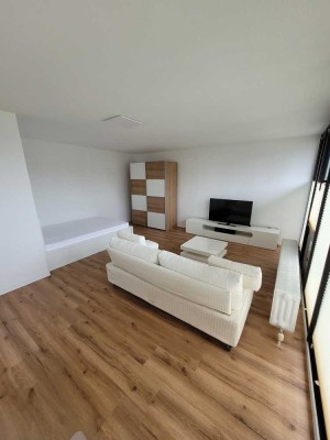 Renovierte 1,5-Zimmer-Wohnung mit neuer Einbauküche und kompletter Möblierung zu vermieten