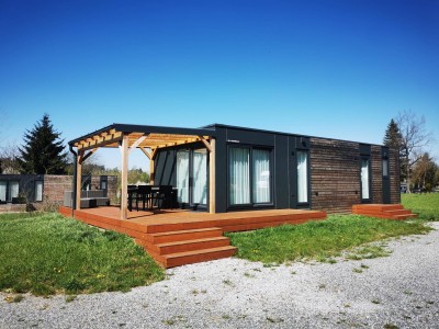 Familien-Traum: ganzjährig nutzbares Premium-Mobilheim am Edlersee im Waldviertel
