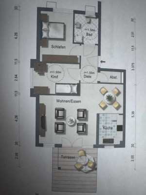 ** Vermietete *Moderne 3- Zimmer Wohnung**