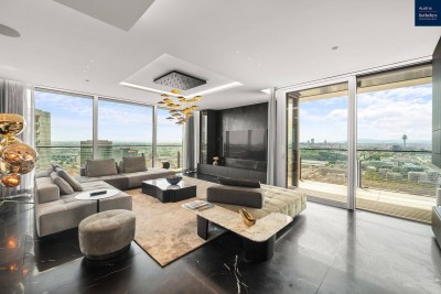 Luxuriöses Penthouse im TrIIIple: Ein Meisterwerk der Innenarchitektur und Technik