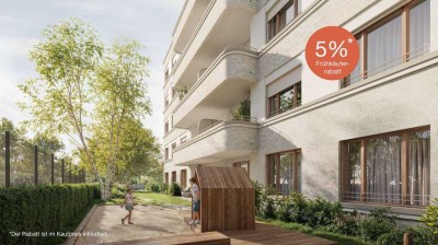 Frühkäuferrabatt von 5%*! Gut geschnittene 3-Zimmerwohnung im Neubau mit einladendem Westbalkon!