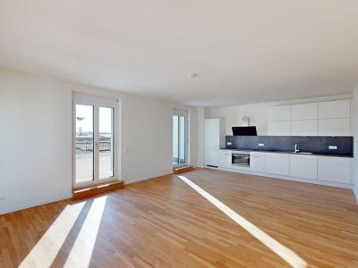 Stilvolles Penthouse-Apartment: Exklusive 4-Zimmer-Wohnung mit Dachterrasse und Einbauküche
