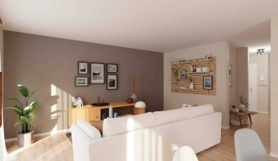 Moderne Wohnung mit großer Dachterrasse