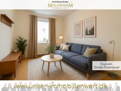 Wohnen mit Wohlfühlfaktor- Charmante 2-Zimmer-Wohnung mit Garten in Top-Lage!