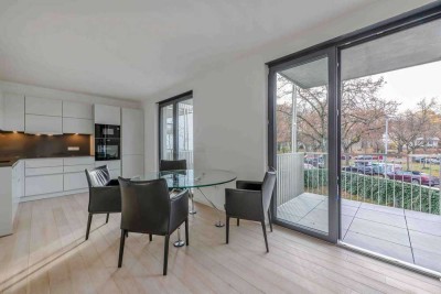 Helle 4-Zimmer-Maisonette zum Erstbezug – Fußbodenheizung, Einbauküche, Terrasse und Balkon