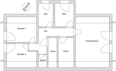 Helle 4-Zimmer, neuwertig renovierte Dachgeschosswohnung in Lebach