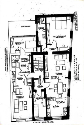 Lichtdurchflutete, modernisierte 3-Zimmerwohnung mit gehobener Innenausstattung in Aachen