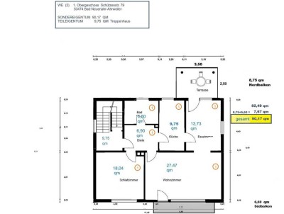 Dachgeschosswohnung  und  Gartenanteil 53474 Bad Neuenahr-Ahrweiler