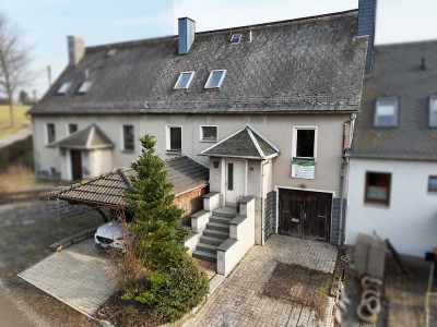 Charmantes Reihenhaus in ruhiger Lage mit moderner Pelletheizung, Garage, Carport & Wintergarten