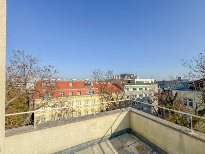 Springer-Schlössl-Park: Fantastische Dachgeschosswohnung mit großer Terrasse und Grünblick