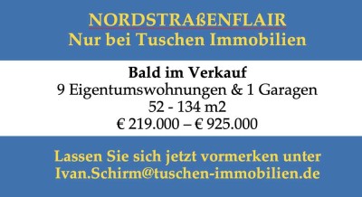 -I| NORDSTRAßENFLAIR || Einmalige Stadtgartenwohnung mit Garage || PEMPELFORT |I-