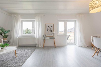 Wohnen mit Komfort: Moderne Wohnung in Fockbek mit hochwertiger Ausstattung, Terrasse und Parkplatz