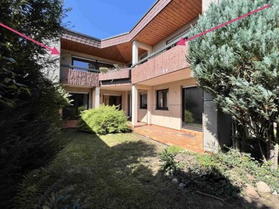 73207 Plochingen: Großzügige 3,5-Zi-EG-Wohnung mit großem Balkon in ruhiger Halbhöhe. Garage. Frei.