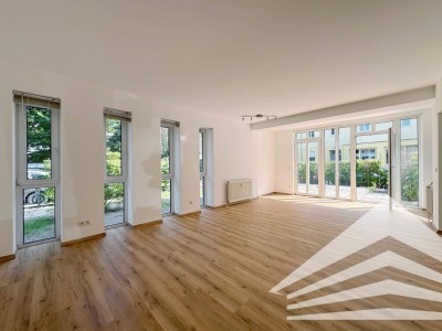 Ideale 2 Zimmerwohnung mit Garten und Terrasse am Fuße des Aubergs