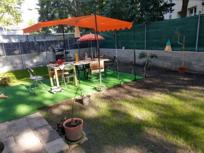 3 Zimmer Erdgeschosswohnung mit Balkon und großen Garten ab sofort zu vermieten !
