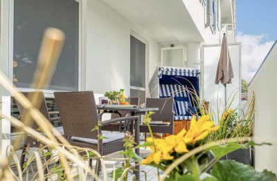 Apartement im erhöhten EG, separaten Eingang und großer Süd-Terrasse