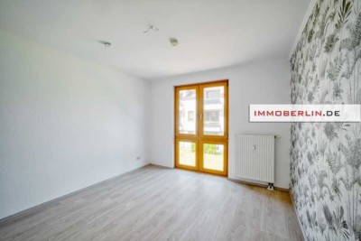 IMMOBERLIN.DE - Helle Wohnung mit Südloggia & Pkw-Stellplatz nahe Campus & Klinikum Buch