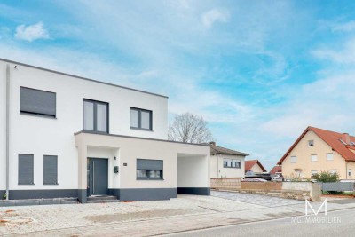 MG -  Hochwertige Doppelhaushälfte mit Carport + Garten und Möbel in Hütschenhausen