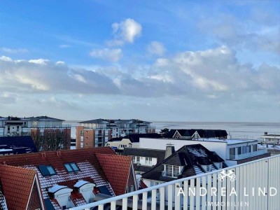 Duhner Ferienwohnung mit Dachterrasse und Wellnessbereich