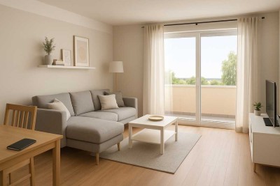 Renovierte schöne 3-Zimmer Wohnung mit EBK & Balkon im 2. OG in Eilenburg