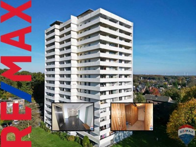 Klein aber fein! Einzimmerwohnung im Rheingoldhochhaus von Emmerich