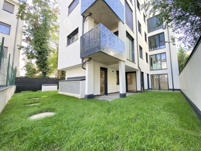 Neuwertige Gartenwohnung an der Langobardenstraße - Hofruhelage - Luftwärmepumpe