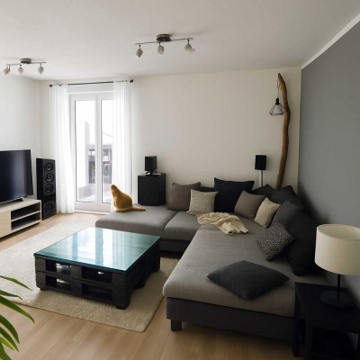 Stilvolle, neuwertige 2,5-Raum-Terrassenwohnung mit gehobene Innenausstattung mit Terasse und EBK