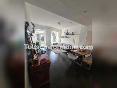 Tauschwohnung: Wunderschöne Wohnung mit Garten in Frankfurter Innenstadt