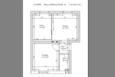 süße kleine 2-Raum-Wohnung im Herzen von Schönebeck