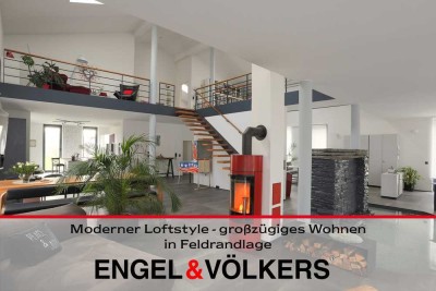 Moderner Loftstyle - großzügiges Wohnen in Feldrandlage