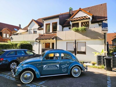 Schöne 3,5-Zimmer-DG-Wohnung mit Balkon, TG-Stellplatz + Aussenstellplatz und Einbauküche