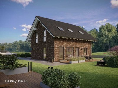 Wertbeständig und wetterfest: Klinker-Haus zum Preis eines verputzten Hauses.