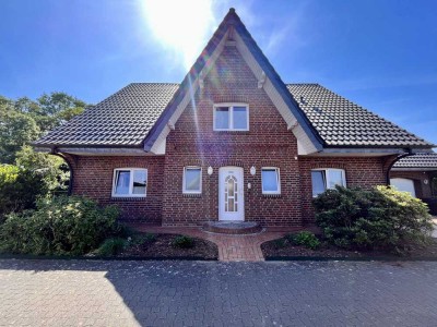 Attraktive 5-Zimmer-Maisonettewohnung mit Kamin, zwei Balkonen und Einbauküche in Bohmte-Hunteburg