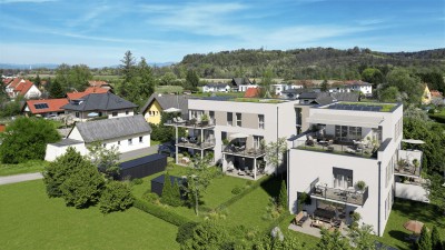 Eck-Balkonwohnung für mehr Privatsphäre mit traumhafter Aussicht! Sackgassenlage!