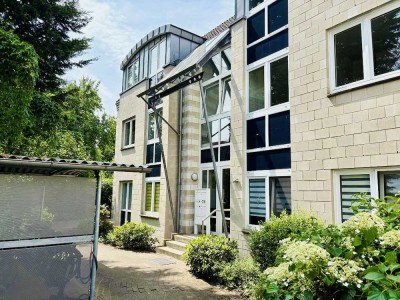 Moderne 3-Zimmer Erdgeschosswohnung in Innenstadtlage mit Terrasse und Garten  inkl. Garage