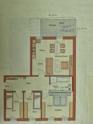 Schöne, moderne 4-Zimmerwohnung, 89qm, Terrasse und kleiner Garten