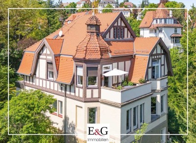 Wunderschöne, denkmalgeschützte Stadtvilla in bevorzugter und ruhiger Wohnlage