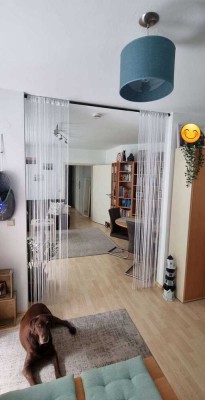 1-Zimmer-Wohnung mit Abstellkammer, Küche, Terrasse, Souterrain
