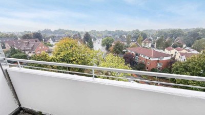 Zentrale Eigentumswohnung nähe Mohnspark mit Balkon und Stellplatz!