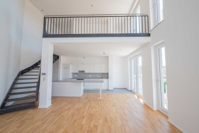 s'Lederer: Exklusive 2 Zi. Maisonettewohnung ++ EBK, Aufzug und TG-Stellplatz++ ERSTBEZUG