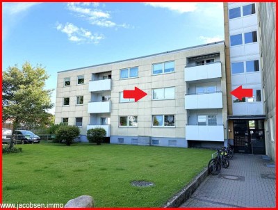 "Zentral gelegen"- Gut geschnittene  3-Zimmer-Eigentumswohnung mit Aufzug und Westbalkon