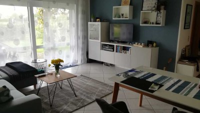 2-Zimmer Erdgeschosswohnung mit Terrasse in Karlsruhe-Knielingen