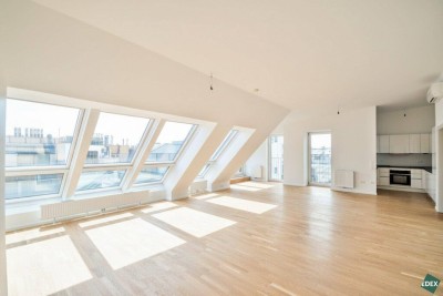 Klimatisierte 4-Zimmer-Wohnung mit Terrasse nahe der Wiener Innenstadt (optional mit PKW-Stellplatz)