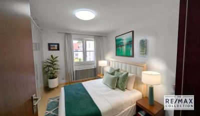 Helle, teilmöblierte 3-Zimmerwohnung mit Balkon, Loggia, Kellerabteil und TG-Stellplatz